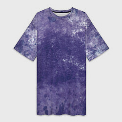 Футболка женская длинная Абстракция - violet color background, цвет: 3D-принт