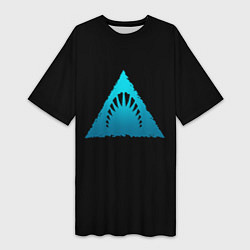 Футболка женская длинная Depth Hunter, цвет: 3D-принт