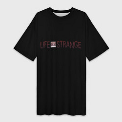 Футболка женская длинная Life is strange logo, цвет: 3D-принт