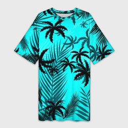 Футболка женская длинная GTA костюм Томми, цвет: 3D-принт