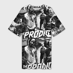 Футболка женская длинная The Prodigy, цвет: 3D-принт