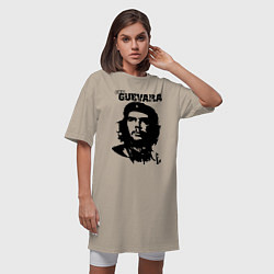 Футболка женская-платье Che Guevara, цвет: миндальный — фото 2