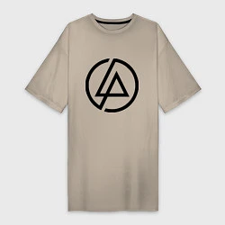 Женская футболка-платье Linkin Park: Sybmol