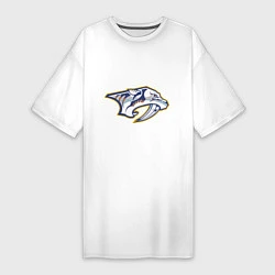 Женская футболка-платье Nashville Predators
