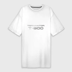 Женская футболка-платье Терминатор Т-800
