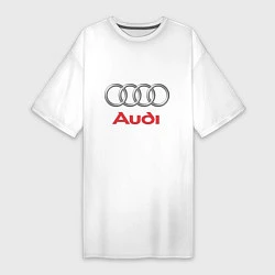 Женская футболка-платье Audi
