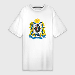Женская футболка-платье Хабаровский край