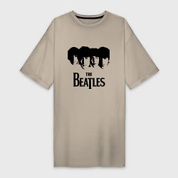 Женская футболка-платье The Beatles: Faces
