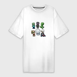 Женская футболка-платье Minecraft Units