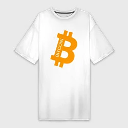 Женская футболка-платье Bitcoin Boss