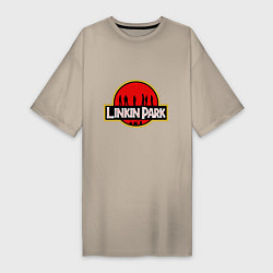 Женская футболка-платье Linkin Park: Jurassic Park
