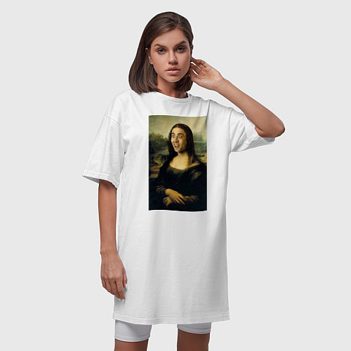 Женская футболка-платье Кейдж 2 / Белый – фото 3