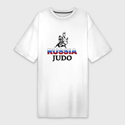 Женская футболка-платье Russia judo