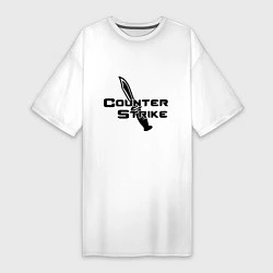 Женская футболка-платье Counter Strike: Knife