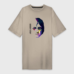 Женская футболка-платье John Lennon: Techno