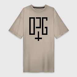 Женская футболка-платье OPG