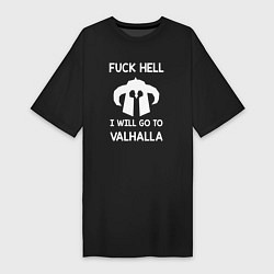 Женская футболка-платье Fuck Hell