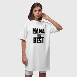 Футболка женская-платье Мама the best, цвет: белый — фото 2