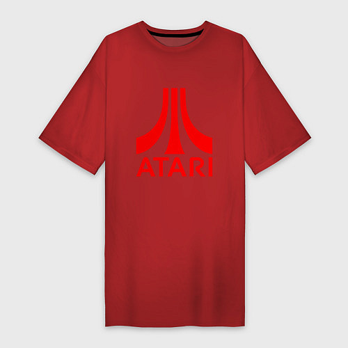 Женская футболка-платье Atari / Красный – фото 1