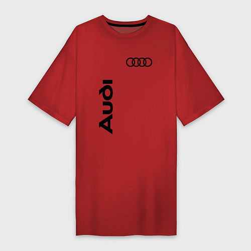 Женская футболка-платье Audi Style / Красный – фото 1