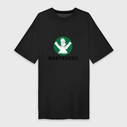 Женская футболка-платье Bartsucks