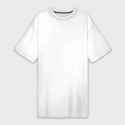 Женская футболка-платье TFK: White Logo