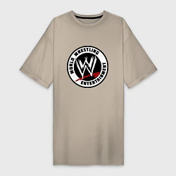 Женская футболка-платье World wrestling entertainment