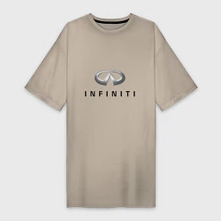 Женская футболка-платье Logo Infiniti