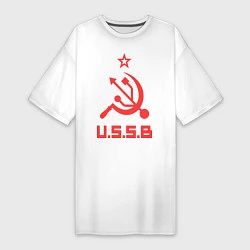 Женская футболка-платье USSB