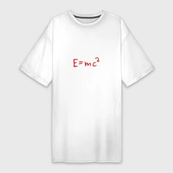 Женская футболка-платье E=mc2