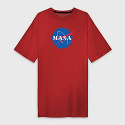 Футболка женская-платье NASA: Masa, цвет: красный