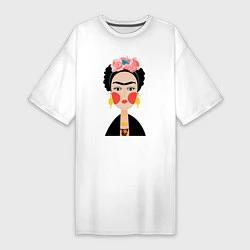 Женская футболка-платье Фрида Кало