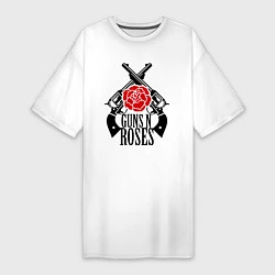 Женская футболка-платье Guns n Roses: guns
