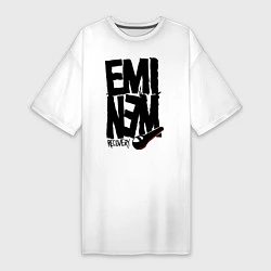 Женская футболка-платье Eminem recovery