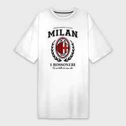 Женская футболка-платье Milan: I Rossoneri