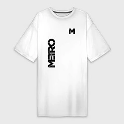 Женская футболка-платье METRO M