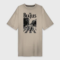 Женская футболка-платье The Beatles: Mono Abbey Road
