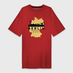 Женская футболка-платье Берлин - Германия