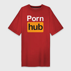Женская футболка-платье PornHub
