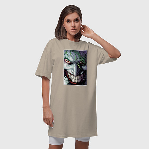 Женская футболка-платье Joker / Миндальный – фото 3