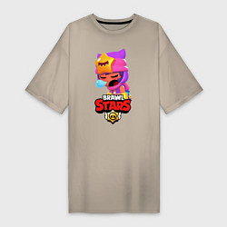Женская футболка-платье BRAWL STARS - SANDY