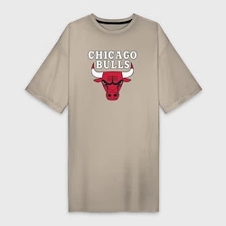 Женская футболка-платье CHICAGO BULLS