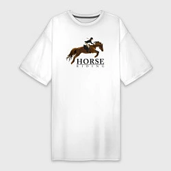 Женская футболка-платье HORSE RIDING