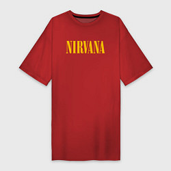 Женская футболка-платье NIRVANA