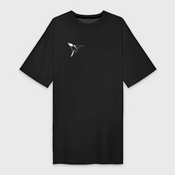 Женская футболка-платье Геометрическая птица