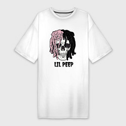 Женская футболка-платье Lil Peep