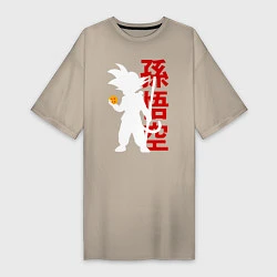 Женская футболка-платье Dragon Ball Goku