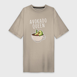 Женская футболка-платье Авокадо