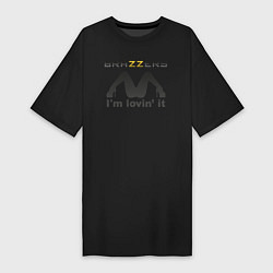 Женская футболка-платье Brazzers i'm lovin' it