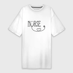 Женская футболка-платье Nurse